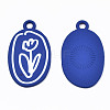 Spray Painted Alloy Pendants ENAM-S127-027A-RS-2
