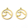 PVD Vacuum Plating 201 Stainless Steel Pendants STAS-N092-95G-1