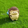 Cute Resin Hedgehog Miniature Ornaments PW-WG5E9A1-01-2