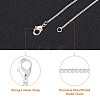 BENECREAT Brass Box Chain Fine Necklace Making NJEW-BC0001-03S-3