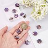 12Pcs 2 Style Natural Imperial Jasper Connector Charms FIND-FG0001-54-3