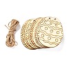 DIY Crafts Easter Egg Shape Cutouts Pendants AJEW-P087-B01-04-1