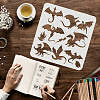 Large Plastic Reusable Drawing Painting Stencils Templates DIY-WH0172-643-3