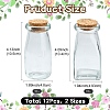 12Pcs 2 Styles Glass Bottle CON-YW0001-63-2