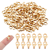 80Pcs 304 Stainless Steel Lobster Claw Clasps STAS-ME0003-23B-1