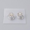 Spiral Hair Pin Coil Alloy Hair Accessories OHAR-WH0019-16-1