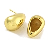 Rack Plating Teardrop Brass Stud Earrings for Women EJEW-G410-60G-2