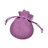 Velvet Bags Drawstring Jewelry Pouches TP-O002-C-02-1