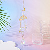 1Pc Faceted Glass Sun Catcher Pendant Decorations AJEW-TA0003-19-4