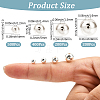 1300Pcs 4 Styles CCB Plastic Beads Sets CCB-PA0001-02S-2