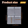 PVC Plastic Album Binder Refill Pages FIND-WH0173-118B-3