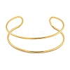 Ion Plating(IP) Hollowed 304 Stainless Steel Cuff Bangles for Women Men BJEW-P331-02G-2