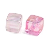 UV Plating Transparent Acrylic Beads MACR-K361-37-2
