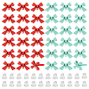 Christmas Theme 40Pcs Alloy Stud Earring Findings EJEW-DC0001-48-1