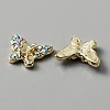 Alloy Rhinestone Cabochons MRMJ-WH0081-33LG-1