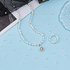 100Pcs Brass Beads KK-FI0001-04S-6