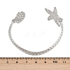 304 Stainless Steel Cuff Bangles for Women BJEW-C122-01P-3