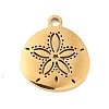 201 Stainless Steel Pendants LS-STAS-E015-04G-1