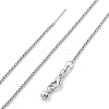 1.5mm Rack Plating Brass Box Chain Adjustable Slider Necklaces for Women Men MAK-L044-05P-4