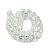 Handmade Foil Lampwork Beads Strands FOIL-C002-01E-2