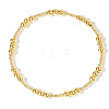 Bohemia Brass Round Beaded Stretch Bracelets TK0566-12-1