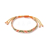 Handmade Japanese Seed Braided Bead Bracelets BJEW-MZ00020-02-1