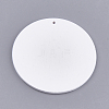 Printed Wooden Big Pendants WOOD-S048-06-2