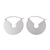 Non-Tarnish 304 Stainless Steel Hoop Earrings EJEW-C105-05P-1