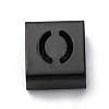 Ion Plating(IP) 304 Stainless Steel Square Slide Charms STAS-L132-26O-B-1