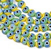 Handmade Evil Eye Lampwork Beads LAMP-C028-01-02-4