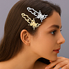 4Pcs 2 Colors Alloy Alligator Hair Clips OHAR-HY0001-06C-5