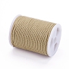 Round Waxed Polyester Cord YC-G006-01-1.0mm-20-2