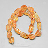 Natural Citrine Beads Strands G-Q948-51-2