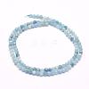 Natural Aquamarine Beads Strands G-F509-10-2mm-2