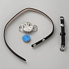 PU Leather Cord Bracelets BJEW-WH0023-35B-1