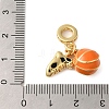 Rack Plating Brass Enamel European Dangle Charms LS-KK-P279-41G-3