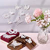40Pcs 8 Styles Polyester Butterfly DIY-SP0006-25-4