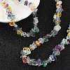 Natural Fluorite Chips Beaded Necklace NJEW-FZ00004-08-3