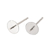 304 Stainless Steel Stud Earring Findings STAS-D370-02P-03-1