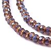 Electroplate Glass Beads Strands EGLA-F149-FR-05-3