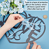 Acrylic Acrylic Mirror Wall Stickers DIY-WH0002-27D-3