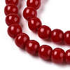 Opaque Solid Color Glass Beads Strands LS-GLAA-T032-P4mm-10-3