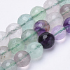 Natural Fluorite Beads Strands X-G-S281-19-6mm-1