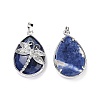Natural Sodalite Pendants X-G-G900-01P-09-2
