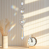 1Pc Alloy Planet Moon Hanging Ornaments AJEW-CN0001-06-5