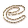 304 Stainless Steel Wheat Chain Necklaces NJEW-D285-13-2