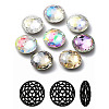 K9 Glass Rhinestone Cabochons RGLA-P035-04A-M-1