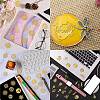 Nickel Metal Waterproof Self-Adhesive Picture Stickers DIY-WH20016-008-6