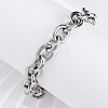 Tarnish Resistant 304 Stainless Steel Cable Chain Bracelets BJEW-G618-04P-4