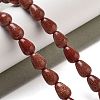 Synthetic Goldstone Beads Strands G-B106-A06-01-2